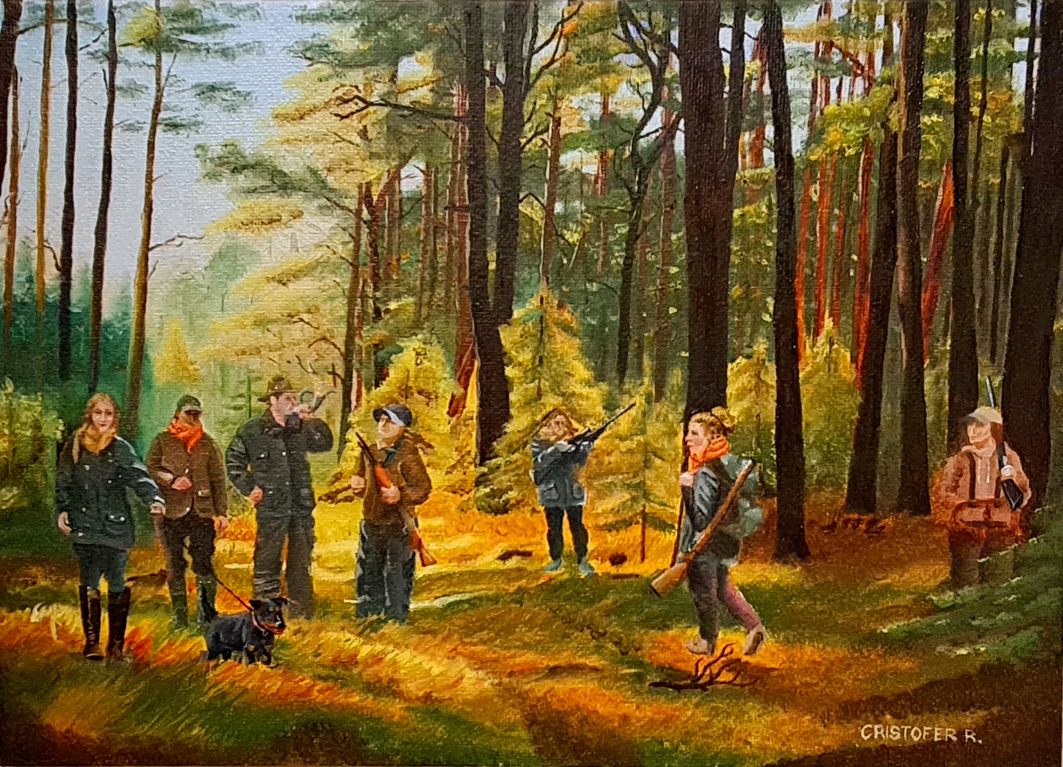 Jagd mit den Eberweins, 2022. Cristofer Rybner